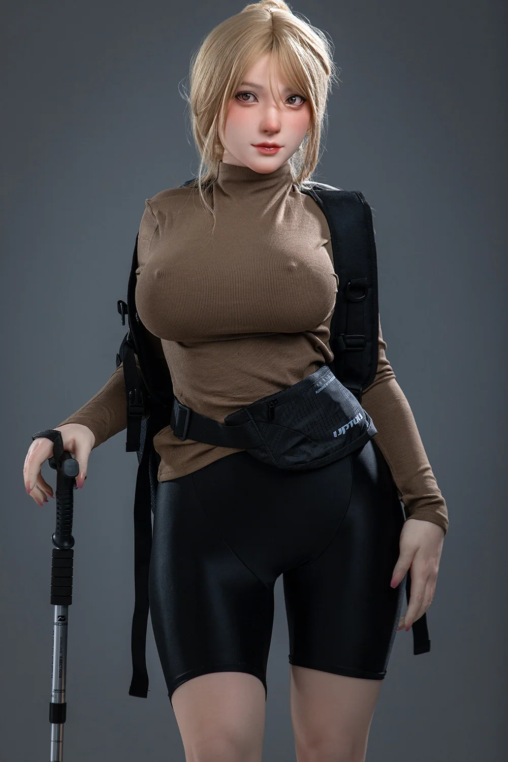 EU Stock - Irontechdoll Lennon Plus 165cm S32 Big Boobs Full Silicone Sex Doll Natural Skin Adult Sex Love Doll alternate view