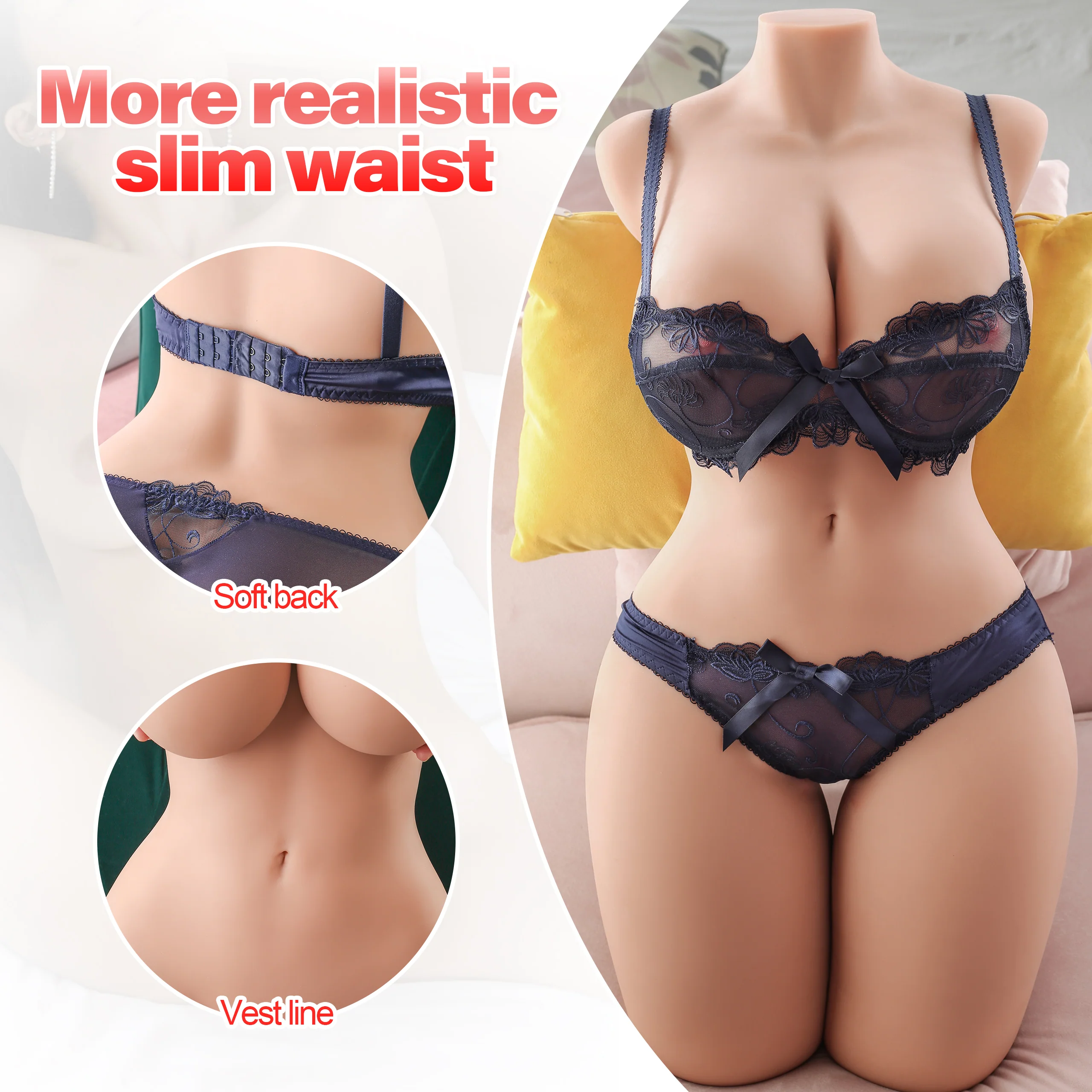 Doll SQ-MA20030 Torso Sex Doll TPE Adult Love Doll - View 6