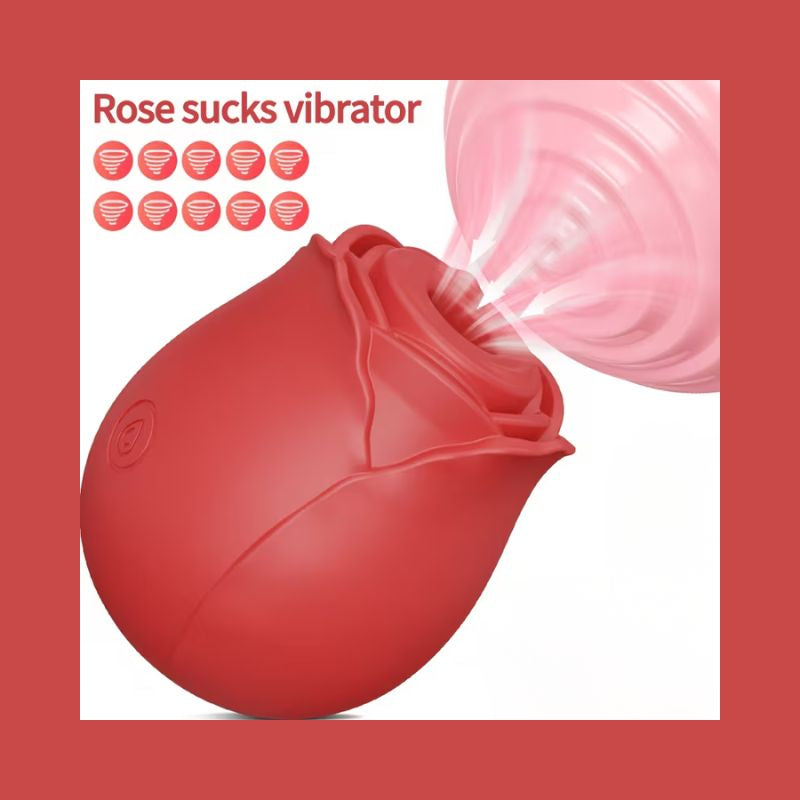 Rose whisper Sensual Sucking Vibrator