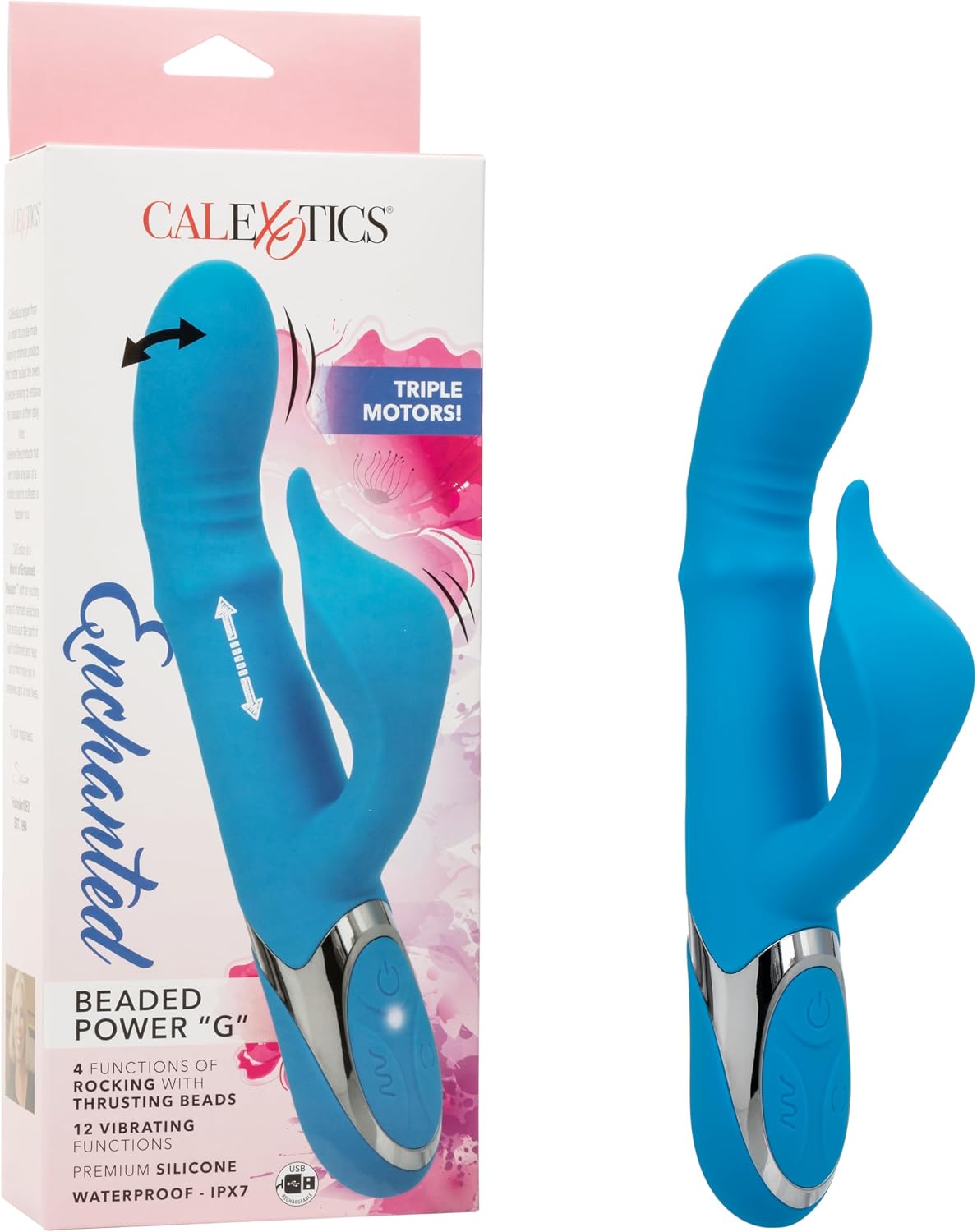 Mini Vibrator - Portable Wand Massager w/ 5 Patterns, 5 Speeds