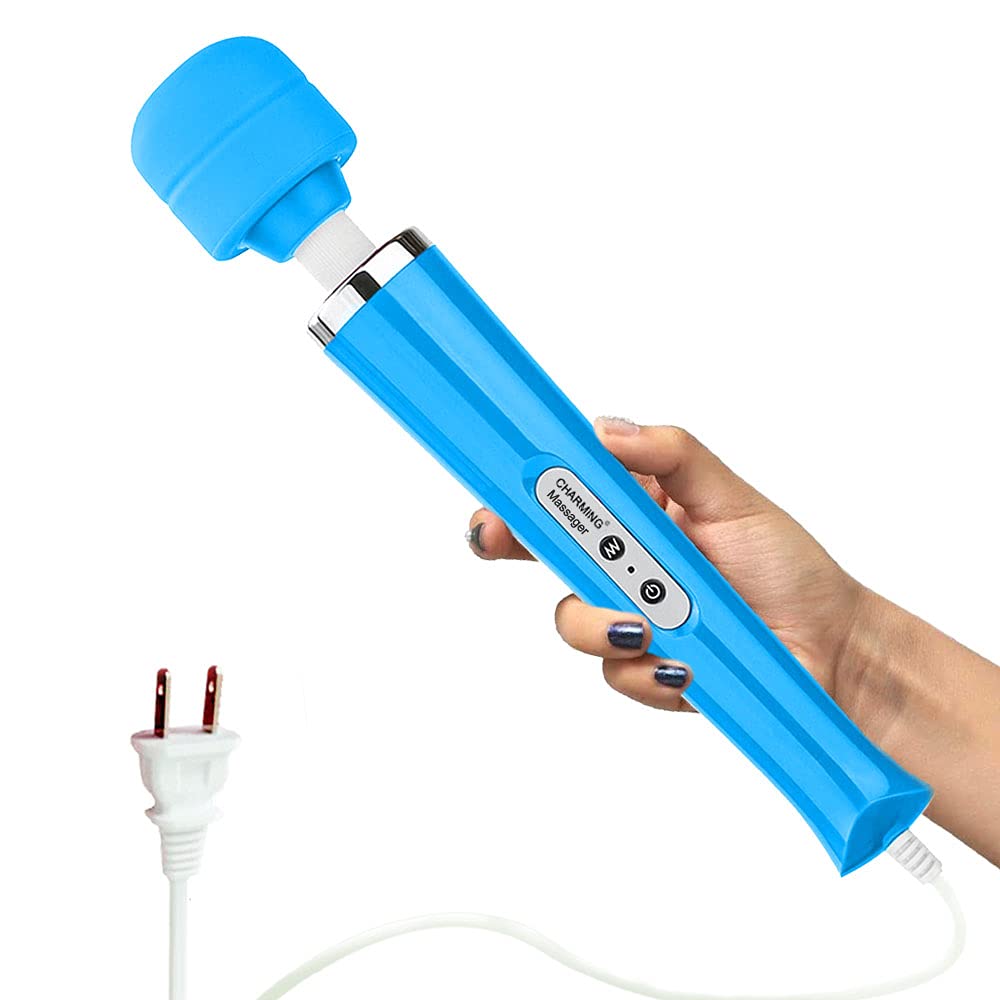 CHARMING Wired Powerful Handheld Back Massager with Strong Personal Therapy Vibration Massager