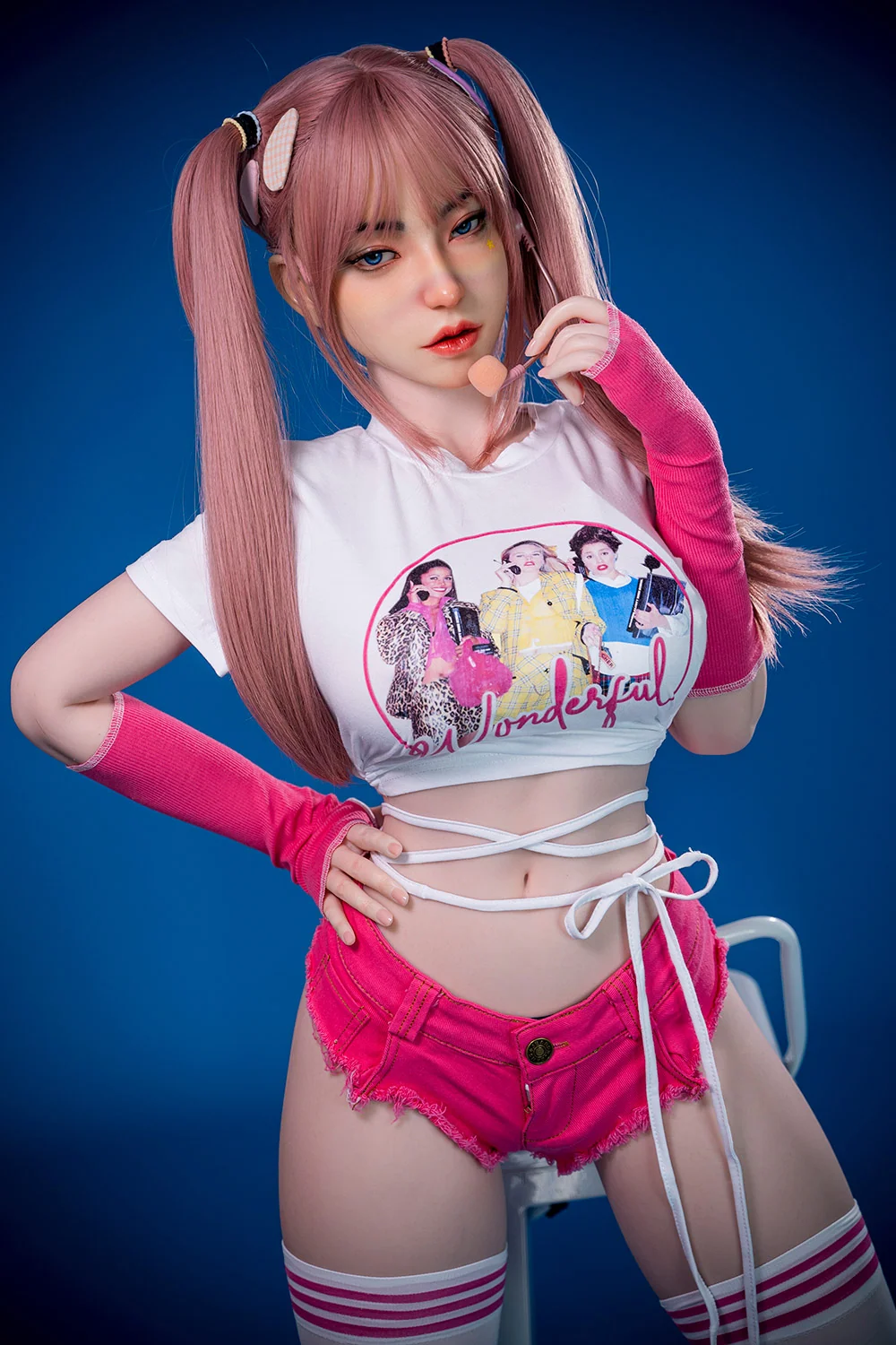 US Stock - 163cm Loly Plus Full Silicone ROS Head Sex Doll #F1 Realistic Movable Jaw Oral Sex Adult Love Doll 2 In 1 Function