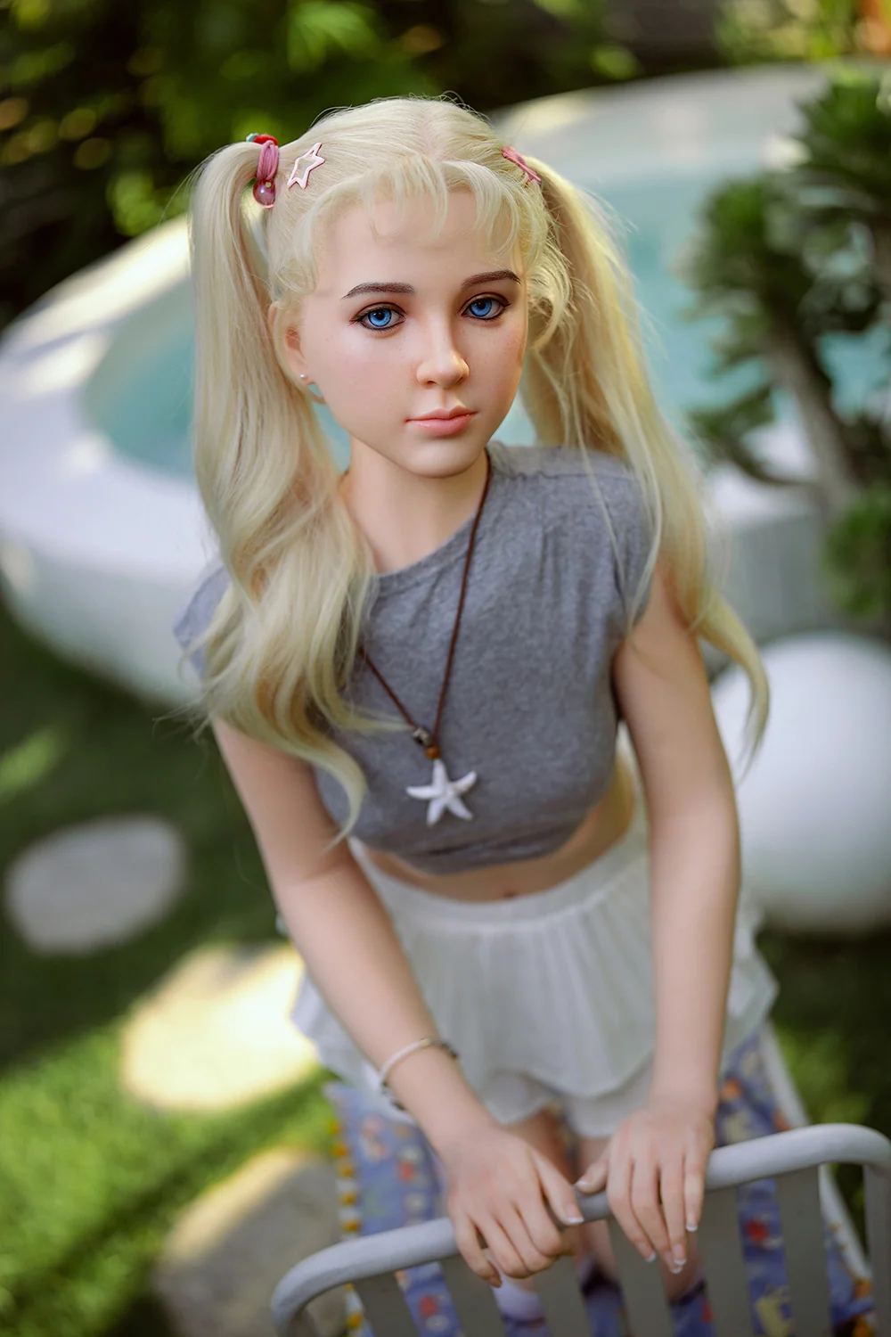 Kaia Plus 150cm S22 Natural Skin Full Silicone Sex Doll Flat Boobs Silicone Adult Love Doll alternate view