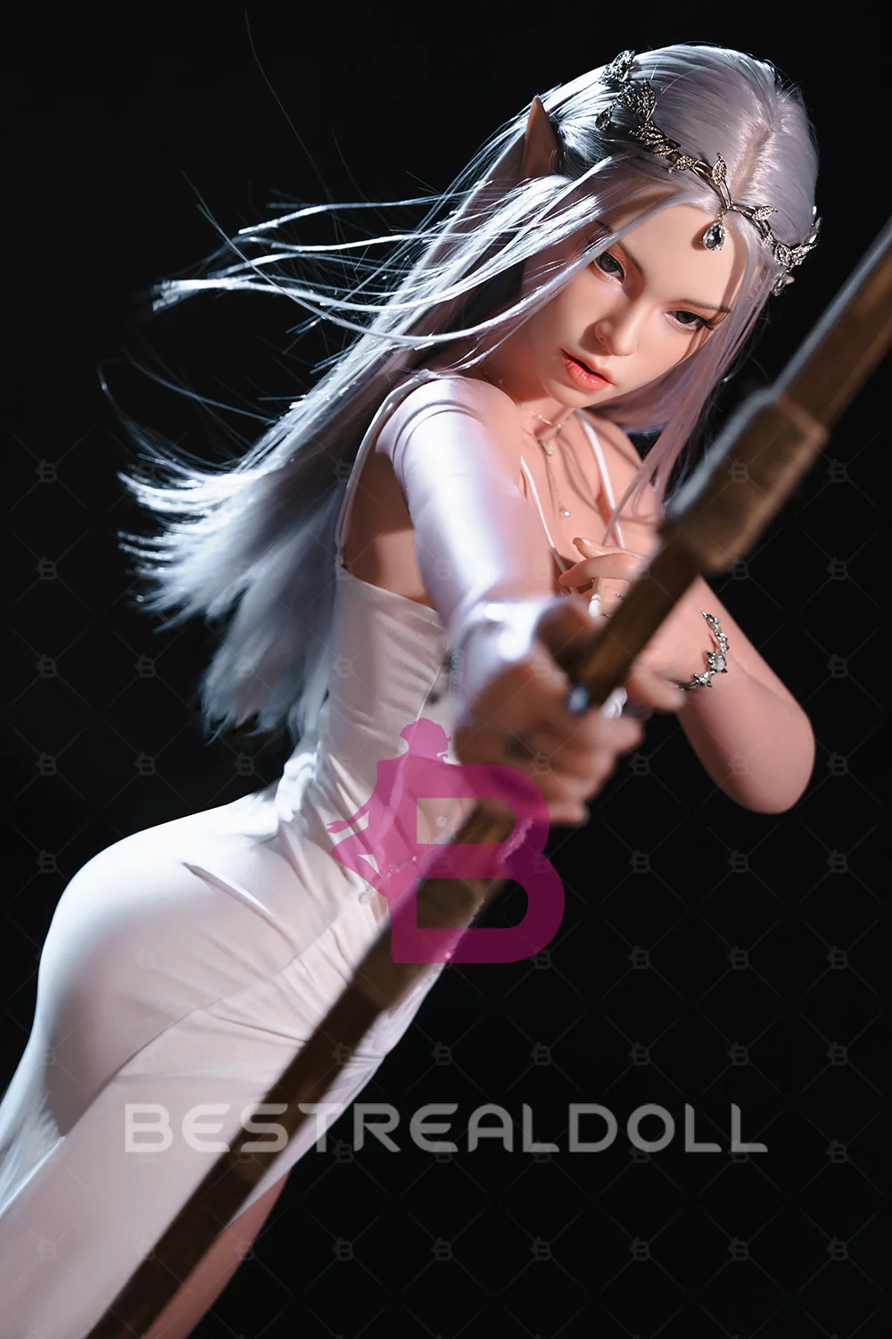 CA Stock - Topfire Lorna 165cm C cup T07 Full Silicone Elf Sex Doll ROS Head Oral Sex Silicone Auto Blowjob Love Doll Movable Jaw - View 5